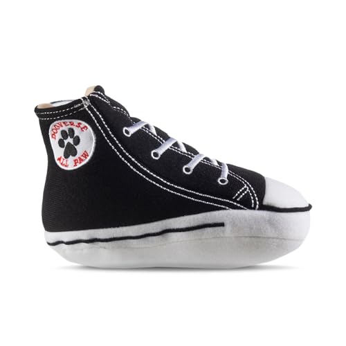 Dog Diggin Designs Dogverse All Paw Sneakers Plush Dog Toy | Luxury-Inspired Parody Designer Sneaker with Squeaker, Soft Plush Fashion Dog Toy – Street-Style Play Essential