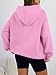Trendy Queen Womens Oversized Hoodies Comfy Sweatshirts Spring Fashion 2026 Outfits Y2K Preppy Cute Teen Girls Clothes Fleece Sweaters with Pockets Pink L