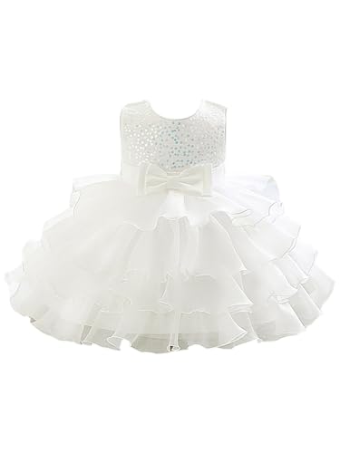 Robe tutu festive bébé fille anniversaire mariage jupe tulle nœud paillettes