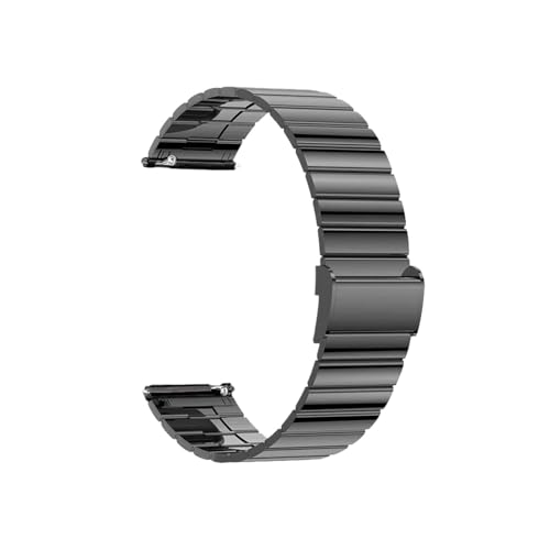 [LOKLNEYK] �ɓK������HUAWEI Watch GT5 Pro /46mm /Watch GT 5/4/3/2 /46mm�ɓK������X�e�����X�X�`�[���E�H�b�`�X�g���b�v(Black)