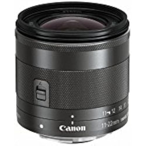 Canon EF-M 11-22mm f/4-5.6 STM Lens, Black - 7568B002