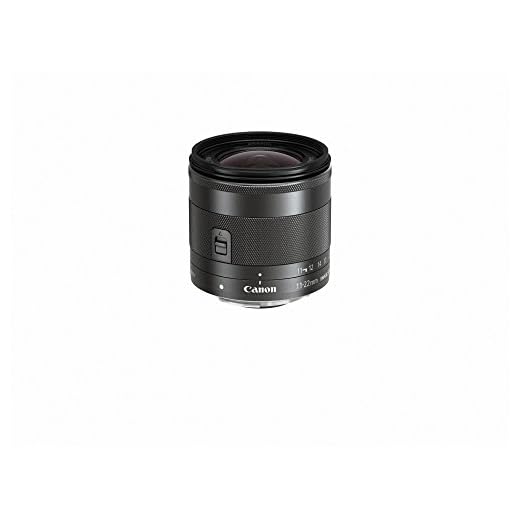 Canon EF-M 11-22mm f/4-5.6 STM Lens, Black - 7568B002