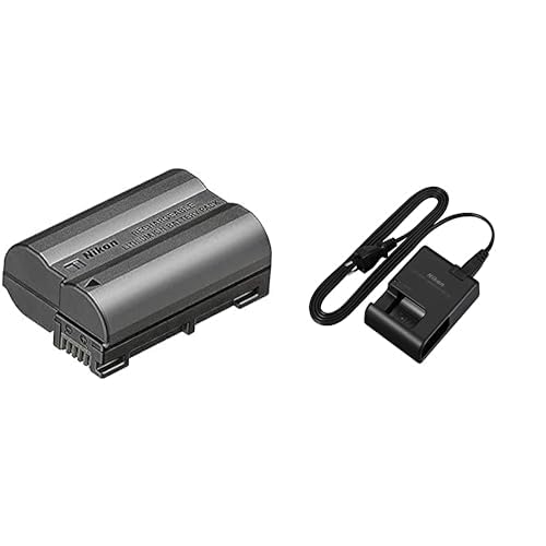 Batterie Nikon EN-EL15c et chargeur MH-25a lithium-ion haute capacité pour boîtiers photo noir