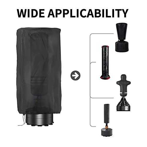 Simhoa Punching Bag Cover Sun Protection With Drawstring Dust Cover Replacement Waterproof Standing Boxing Bag Cover For Freestanding Heavy Bag, 33Cmx147Cm #TOP5