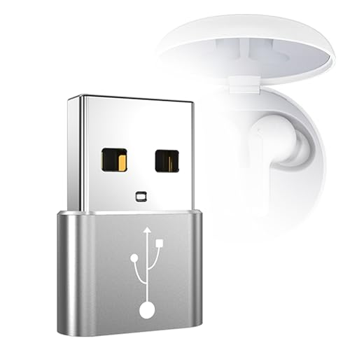 Adaptador compatible con LG Tone Free FN5W HBS-FN5W USB-A a C de carga rápida y datos OTG