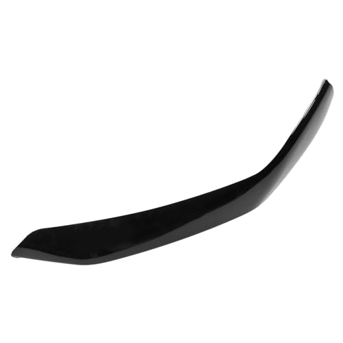 1 par de spoiler de lábios dianteiro preto brilhante robusto elegante para-choque dianteiro divisor