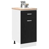 Ce meuble de cuisine stylé est fait pour ceux qui veulent du style et de la praticité. Avec son look moderne, ses lignes nettes et son absence de superflu, il s'intègre parfaitement dans tous les styles de cuisine. Sa finition lisse lui donne un aspect sans couture qui embellit vraiment la pièce. Il est idéal pour ceux qui veulent un accès facile à leur rangement tout en gardant leur cuisine accueillante.