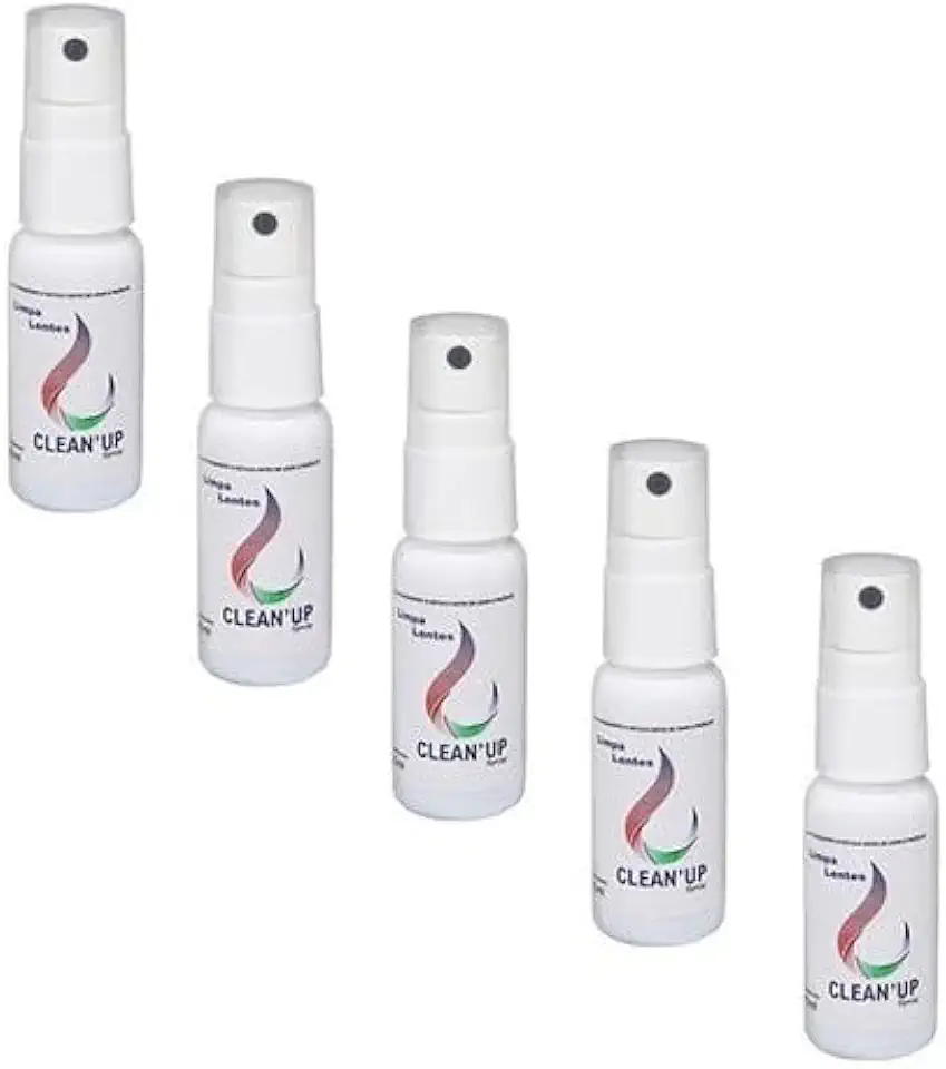 Kit 5 Limpa Lentes Clean Up 25ml Para Óculos Celular Computador Tablet