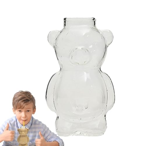 Tazza da caffè con orso, tazza da caffè espresso con bicchieri,Tazza da tè per bere succo d'orso | Bicchiere da orso da 300 ml, tazza ergonomica da orso per caffè espresso, tè al latte, succo di frutt