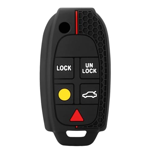 Étui pour Clé De Voiture Volvo S60 S80 S90 XC60 XC90 Housse de Protection en Silicone