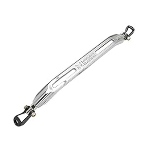 Megan Racing MR-SB-HP9201RL-P Steel/Aluminum Polish Rear Lower Race Spec Strut Tower Brace Bar