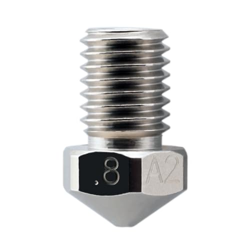 Micro Swiss Plated A2 Tool Steel Wear Resistant Nozzle for Dremel Digilab 3D45 3D Printer Idea Builder 3D Printer .8mm