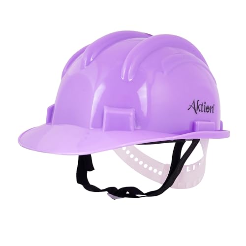 Aktion AK H11_VLT Safety Helmets Nape Type, IS 2925:1984 Color: VIOLET, Pack of 10
