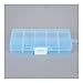 trousse 1-2PCS Papeterie de bureau transparent Organisateur Clear Crayon Boîte à crayons WASHI Stickers Stickers Case de stockage Boîte de classification de la table de bureau étui à crayons