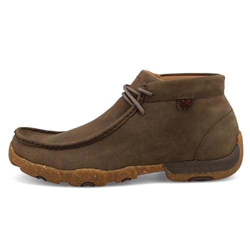Image of Twisted X Men's Chukka Driving Moc, Moc Toe, Shitake, 10 W