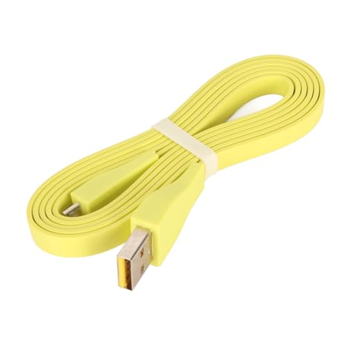 VBESTLIFE Cable de Carga de Repuesto para UE Boom, Cable de Carga USB de 1,2 M para Logitech UE Wonderboom para UE Boom, para Megaboom, para Mega Boom (amarillo fluorescente)