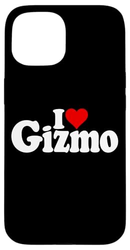 I LOVE HEART GIZMO NAMEE ON A TEE �X�}�z�P�[�X iPhone 15 �p