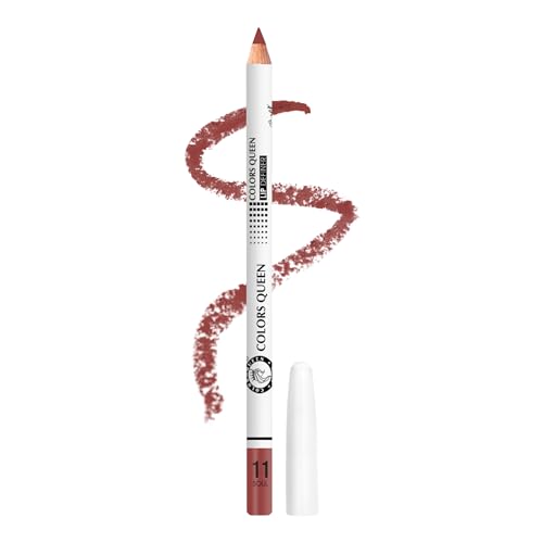 Image of Colors Queen Lip Definer Pencil | Highly Pigmented, One Swipe Smooth Application Matte Lip Liner | Long Lasting Lip Pencil (11 - Soul)