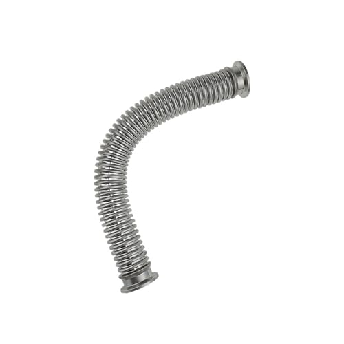 LOFWSGPRX Vacuum FlangeKF16 KF25 KF40 KF50 Flexible Hose100 200 300 400 500mm Stainless Steel Vacuum Corrugated Bellows Pipe Tube(500mm,KF16)