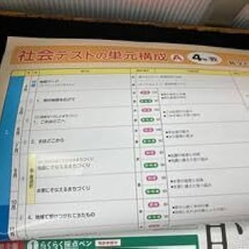 Amazon.co.jp: あー196 新刊 社会C 4年 上巻 新学社 問題集