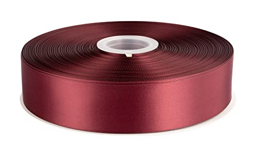 Double Faced Satin Ribbon, 38mm X 91M, Solid Polyester Ribbon for Gift Wrapping Crafts, Wedding Party Ceremony Decoration