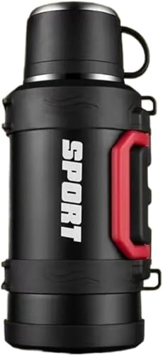 Nihigサーモス 水筒 1.7L/2L/2.5L/3L/4L 316ステンレス鋼 真空断熱 大容量 保温保冷 漏れ防止設計 ワンタッチ開閉 スポーツ アウトドア 直飲み対応 フィルター付き コップ ストラップ付属 携帯便利 マグボトル 旅行用 キャンプ用