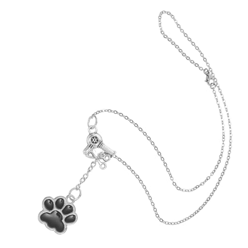 GRIRIW Zinc Alloy Dog Jewelry Cartoon Necklace Pet Decor Comfortable Fit Stylish for Your Pet