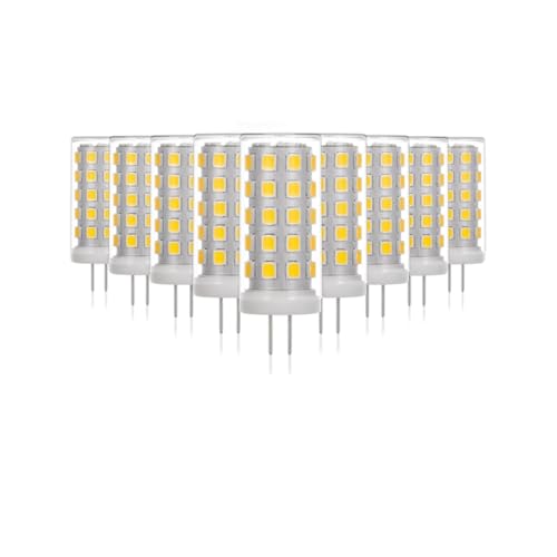 10 �p�b�N�t���b�J�[�t���[ G4 LED �d�� 6 ���b�g 9 ���b�g 12 ���b�g AC 85-265 V 2835SMD LED �g�E�����R�V�d���Z���~�b�N G4 �o�C�s���x�[�X�����ƒ�p�Ɩ��V�����f���A�V��t�@��(Natural Light,12W