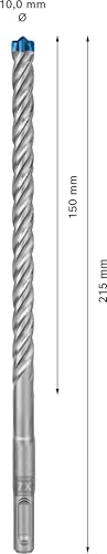 Bosch Professional 1x Expert SDS plus-7X Hammerbohrer (für Stahlbeton, Ø 10,00x215 mm, Zubehör Bohrhammer) – Ansicht 3