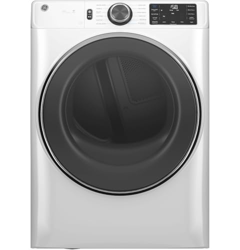 GE 7.8 cu. ft. Smart Front-Load Electric Dryer with Steam and Sanitize Cycle White – GFD65ESSVWW