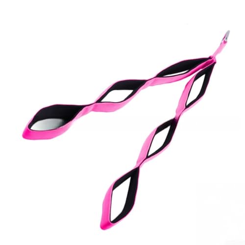 DualHead Bandes de résistance avec résistance variable pour biceps et triceps pour entraînement musculaire offrant une construction pour une utilisation constante (rose)