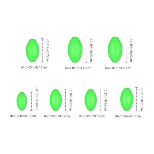 Set 900 piezas de cuentas luminosas en caja para pesca miniatura 2