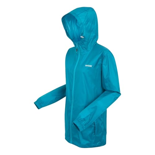 Regatta Damen Pack it III wasserdichte Shell Jacke, schwarz, L (Herstellergröße: 16), xl, RWW305 Regatta Damen Pack it III wasserdichte Shell Jacke, schwarz, L (Herstellergröße: 16), xl, RWW305