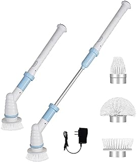 Cordless Long Handle Electric Mop, Household Cleaning Tool, Portable Spin Scrubber,for Bathroom/Wall/Tile Floor/Bathtub/Baseboard/Toilet/Kitchen