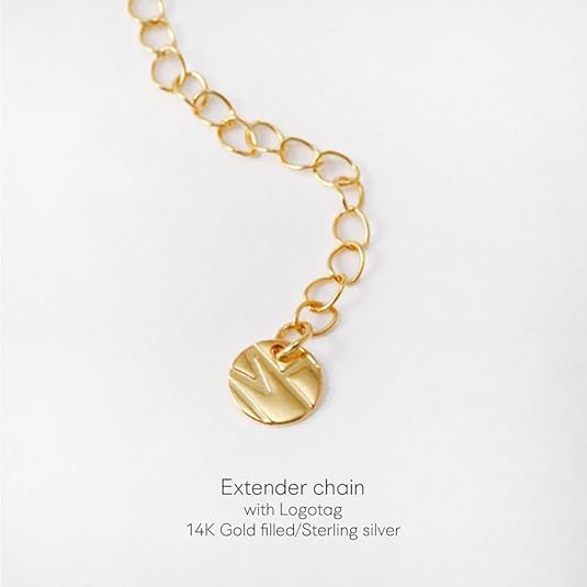 MUSTHAVE California 18K Gold Plated Necklace With Message Card, Yellow Gold Color, Anchor Chain, Best Gift Necklace, Size 16 inch + 2 inch Extender, Pendant, Gift Card - Image 4