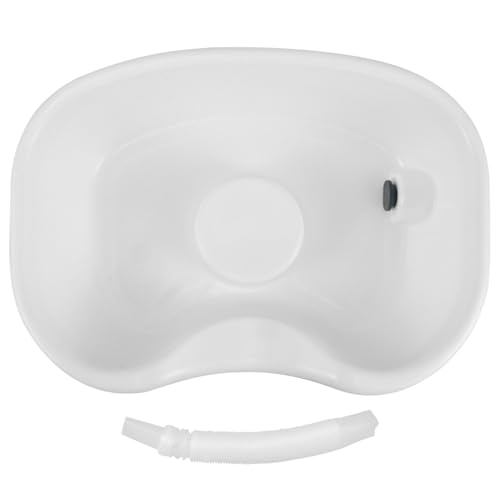 Healeved Lavabo Portátil para Lavar Cabello Postrados Cama con Soporte Ergonómico para Cabeza y Cuello Drenaje para Personas Mayores Discapacitados y Embarazadas Casa y Hospitales