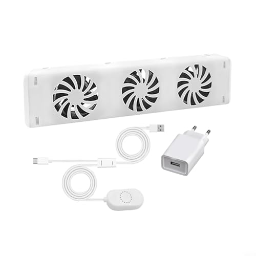 Kit Ventole Per Radiatore HpLive – 5 Ventole Intelligenti Con Termostato, Risparmio Energetico Fino Al 30%, Silenziose (<20 DB), Per Termosifoni E Convettori