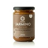 JARMINO Organic Beef Bone Broth Concentrate, Grass Fed Stock for Humans, Liquid Bone Broth with Collagen Types 1,2, and 3, Keto, Paleo, & AIP Friendly, Beef Broth, 440g, 44 Servings