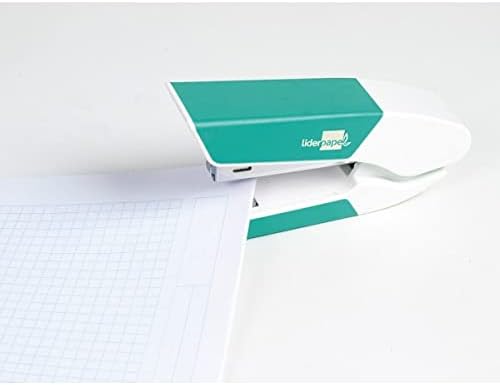 Liderpapel Stapler with Gift of Extra Staples and Box of 1000 Staples 26/6 Capacity 20H Turquoise