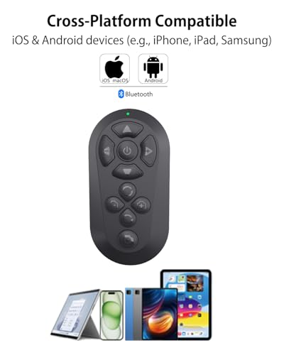 Mando a distancia Bluetooth para fotos sin vibración y lectura cómoda en Kindle 4