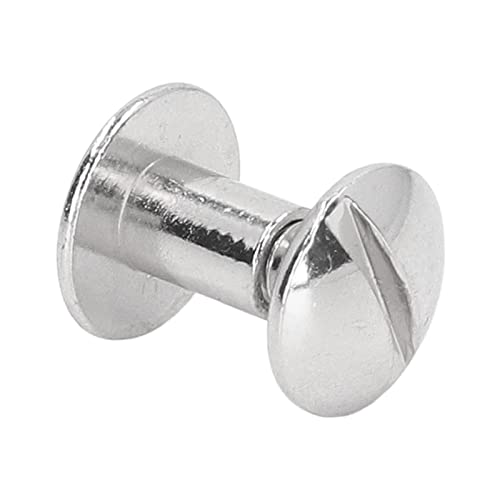 Vis de reliure rivets galvanisés argentés maroquinerie bricolage