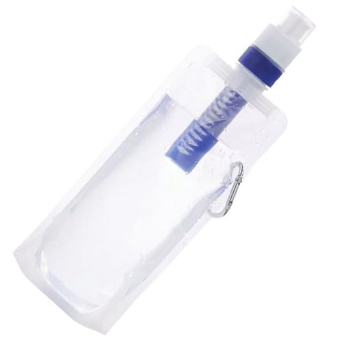 Toddmomy Portable Water Filter Bag Reusable Water Container for Hiking Camping Cycling