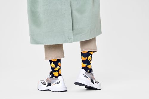 Happy Socks Banana Sock Calzini, Blu, M Unisex-Adulto - 5