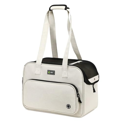 Borsa Trasportino Per Cani | Borsa Tote con Mesh Traspirante e Cinturino, Porta Cani Piccoli Confortevole - Per Cagnolino Gatti Visita Veterinaria Picnic Passeggiate Parco Shopping Gite