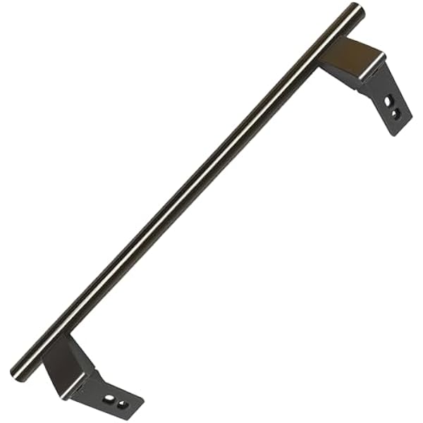VIOKS Uchwyt drążkowy, uchwyt drzwiowy, zamiennik do Liеbherr 9096532 uchwyt do drzwi lodówki – uchwyt do lodówki na wino, uchwyt do lodówki ze stali nierdzewnej i uchwyt do zamrażarki