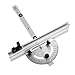 Precision Miter Gauge, Miter Gauge for Table Saw, with Miter Gauge Fence and Limit Stopper, 140° Angle Stops, Adjustable for Bandsaw Router Table, 250mm x 300mm