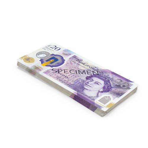 Le banconote Scratch Cash leggermente più grandi (del 25%) delle banconote reali.