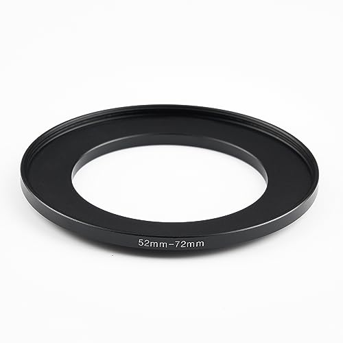 Image of 52mm to 72mm Step-Up Ring Filter Adapter,for All Brands UV ND CPL, Metal Ring Step-Up Rings Adapter Filter (52mm-72mm)