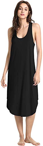 GYS Long Nightgown for Women - Viscose Made from Bamboo,