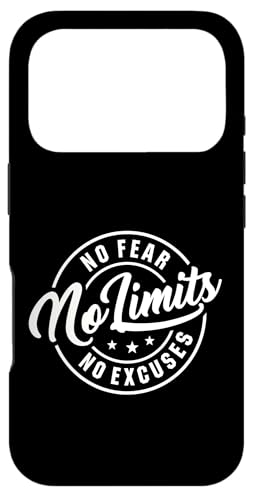 No Limits No Fear No Excuses ���`�x�[�V���������߂�G���u���� �X�}�z�P�[�X iPhone 17 Pro �p